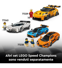 Lego Speed Champions - Sports Car Dodge Challenger SRT Hellcat - Lego 77237 Macchina con Minifigure del Pilota Anni 9+ 390pz