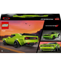 Lego Speed Champions - Sports Car Dodge Challenger SRT Hellcat - Lego 77237 Macchina con Minifigure del Pilota Anni 9+ 390pz