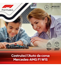 Lego Speed Champions - Auto da corsa Mercedes-AMG F1 W15 - Lego 77244 con Minifigure del Pilota Anni 10+ 267pz