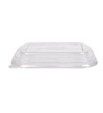 Coperchio in resina - per bowl rettangolari 500/750 ml – 17 x 12 cm - trasparente - Signor Bio - conf. 50 pezzi