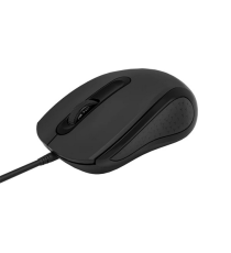 Mouse Omega OM441B usb ottico nero, cavo USB-A da150cm - 1200dpi, due pulsanti + rotella,Dimensioni: 109x65x38mm