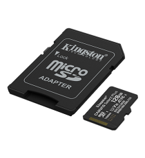 Micro Kingston SDCS3/128GB SDXC 128GB classe 10 UHS-I, U1/U3, Classe video 10/30, A1 microSD Canvas Select Plus fino a 150 MB/s