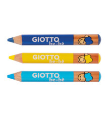 Supermatitoni - diametro mina 7 mm - con temperino - colori assortiti - Giotto - astuccio 12 pezzi