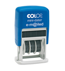 Timbro Mini Dater S160/L4 Datario + EM@ILED - 4 mm - autoinchiostrante - Colop
