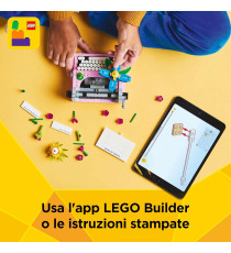 Lego Creator 3in1 - Macchina da scrivere con fiori - Lego 31169 si Trasforma in Keytar o in Vaso di Fiori Anni 8+ 363pz
