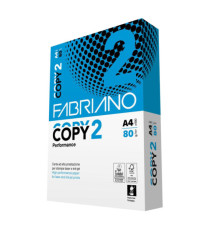 Carta fotocopie Copy 2 Strong Carton - A4 - 80 gr - bianco - Fabriano - conf. 500 fogli