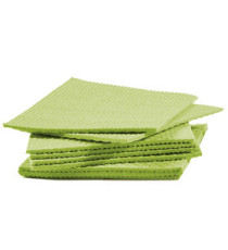 Pannospugna Aquos - 18 x 20 cm - verde - Perfetto - pack 10 pezzi