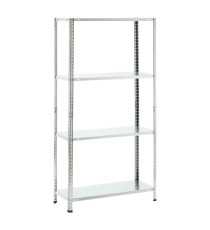 Scaffale in metallo - 4 ripiani - Garden Friend