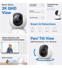 Telecamera TC72 - Wi-Fi 2K - uso in interno - Tp-Link