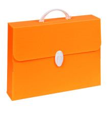 Valigetta Polionda Fluo - 28x39cm - dorso 8cm - colori assortiti - Favorit