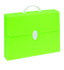 Valigetta Polionda Fluo - 28x39cm - dorso 8cm - colori assortiti - Favorit