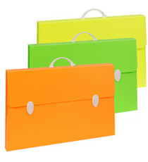 Valigetta Polionda Fluo -36,5x56,5cm - dorso 5,5cm - colori assortiti - Favorit