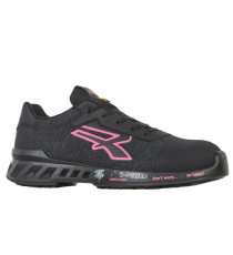 Calzatura di sicurezza Michelle - S1PS FO SR ESD RedLeve - numero 39 - nero/rosa - U-Power