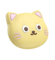 Localizzatore gps Hoco E91D beige a forma di gatto compatibile con Apple Find My tracker con un’autonomia fino a 9–12 mesi