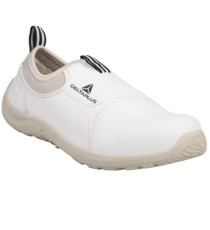 Calzatura di sicurezza Miami S2 FO AE SRC - microfibra/poliuretano - numero 39 - bianco - Deltaplus