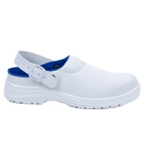 Calzatura sabot Maubec 4 SB FO EA SR - microfibra - numero 40 - bianco - Deltaplus