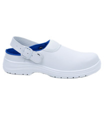 Calzatura sabot Maubec 4 SB FO EA SR - microfibra - numero 46 - bianco - Deltaplus