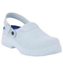 Calzatura sabot Maubec 4 SB FO EA SR - microfibra - numero 46 - bianco - Deltaplus