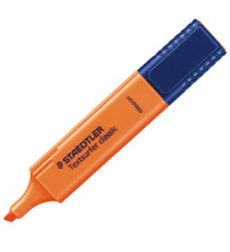 Evidenziatore Textsurfer Classic - punta a scalpello -  tratto 1,0mm-5,0mm - arancio  - Staedtler