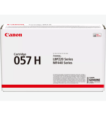 Canon 057H nero 3010C002 3010C004 CRG057H toner originale per CANON i-SENSYS LBP 223,226,228,440,443,445,446,449X 10.000 pagine