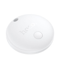 Localizzatore gps Hoco E93A bianco compatibile con Google Find My Device, autonomia fino a 8 mesi, piccolissimo e peso 6,8gr