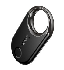 Localizzatore gps Hoco E98A nero Obsidian Black compatibile con Google Find My Device, Elegante, sottile e sempre connesso