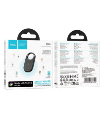 Localizzatore gps Hoco E98A nero Obsidian Black compatibile con Google Find My Device, Elegante, sottile e sempre connesso