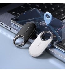 Localizzatore gps Hoco E98A bianco Pearl White compatibile con Google Find My Device, Elegante, sottile e sempre connesso