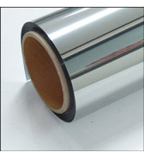 Pellicola adesiva - 50 cm x 10 m - protezione UV alta - trasparenza medio bassa -  riflettente/ a specchio - Patifix