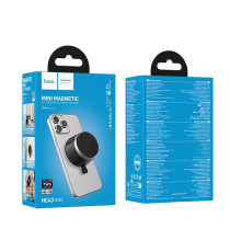 Speaker Bluetooth 5.4 Magnetico 3W Hoco HC43 Nero, con magnete integrato per smartphone, compatto e Leggerissimo (solo 77 g)