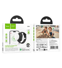 Localizzatore gps a braccialetto Hoco E91E nero compatibile con Google Find My Device, autonomia 12 mesi, ideale per bambini