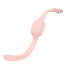 Localizzatore gps a braccialetto Hoco E91E rosa compatibile con Google Find My Device, autonomia 12 mesi, ideale per bambini