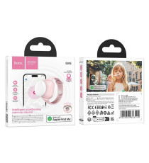 Localizzatore gps a braccialetto Hoco E91E rosa compatibile con Google Find My Device, autonomia 12 mesi, ideale per bambini