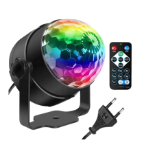 LED Party Light – Luce Effetto Discoteca per Feste con telecomando, LED multicolore ad alta luminosità, luce in movimento