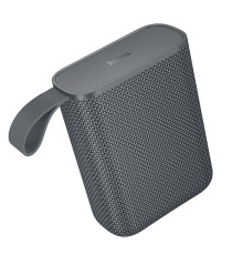 Altoparlante speaker wireless Hoco HC34 grigio bluetooth 5.3 IPX4 5W 1200 mAh cassa azione fino a 10mt, Dimensioni: 111×84×40mm