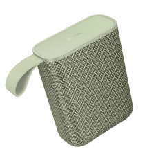 Altoparlante speaker wireless Hoco HC34 verde bluetooth 5.3 IPX4 5W 1200 mAh cassa azione fino a 10mt, Dimensioni: 111×84×40mm