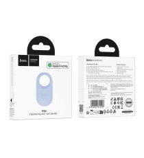 Localizzatore gps Hoco E94 blu compatibile con Apple Find My tracker compatto e leggerissimo, durata fino a 12 mesi