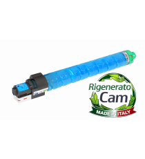 Toner MPC3503 ciano rigenerato CAM di alta qualità, made in Italy per Ricoh MP C3003,C3503 841820 capacità 15.000 pagine