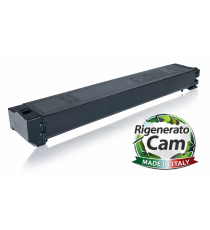 Toner MX-23 nero rigenerato CAM di alta qualità, made in Italy per Sharp MX-2010U MX-2310U MX-3111U MX23GTBA 18.000 pagine