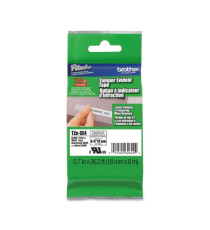 Brother - Nastro di sicurezza - nero/bianco - TZES4 - 18mm x 8mt