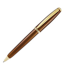 Penna sfera Aldo Domani - punta M - fusto tabacco - Monteverde