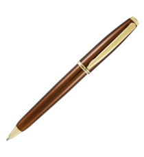 Penna sfera Aldo Domani - punta M - fusto tabacco - Monteverde