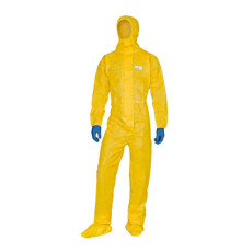 Tuta di protezione Deltachem - taglia M - giallo - Deltaplus