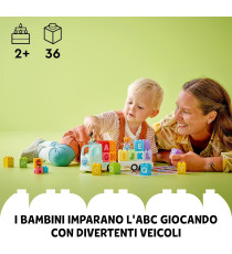 Lego Duplo - Il camioncino dell’alfabeto - Lego 10421 con Mattoncini Colorati dell'Alfabeto 36pz ANNI 2+