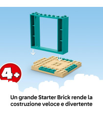 Lego Bluey - Divertimento al parco giochi di Bluey e Chloe - Lego 11201 con 2 Minifigure, Saliscendi, Scivolo 104pz Anni 4+