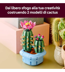 Lego The Botanical Collection - Cactus in fiore - Lego 11509 Vaso con 2 Cactus Anni 9+ 482pz