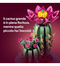Lego The Botanical Collection - Cactus in fiore - Lego 11509 Vaso con 2 Cactus Anni 9+ 482pz