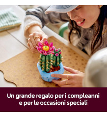 Lego The Botanical Collection - Cactus in fiore - Lego 11509 Vaso con 2 Cactus Anni 9+ 482pz