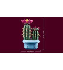 Lego The Botanical Collection - Cactus in fiore - Lego 11509 Vaso con 2 Cactus Anni 9+ 482pz
