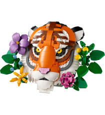 Lego Art - Collezione animali – Tigre - Lego 31217 con Fiori e Piante Botaniche Decorative Anni 18+ 744pz